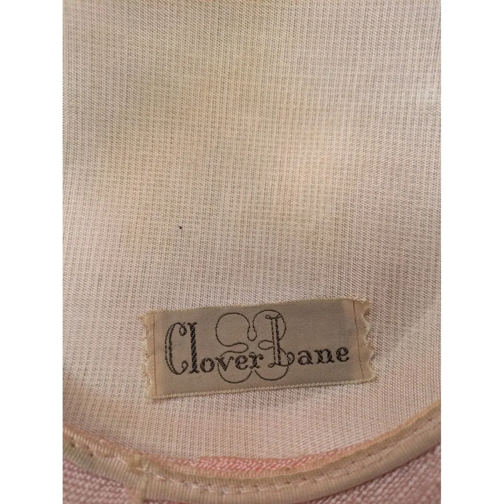 Vintage Clover Lane Women's‎ Floral Hat  Berries Flowers Pink Lid 1950s Cap